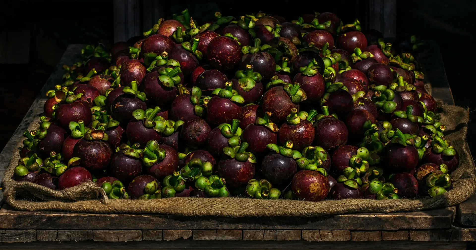 Mangosteen fruit in Bali